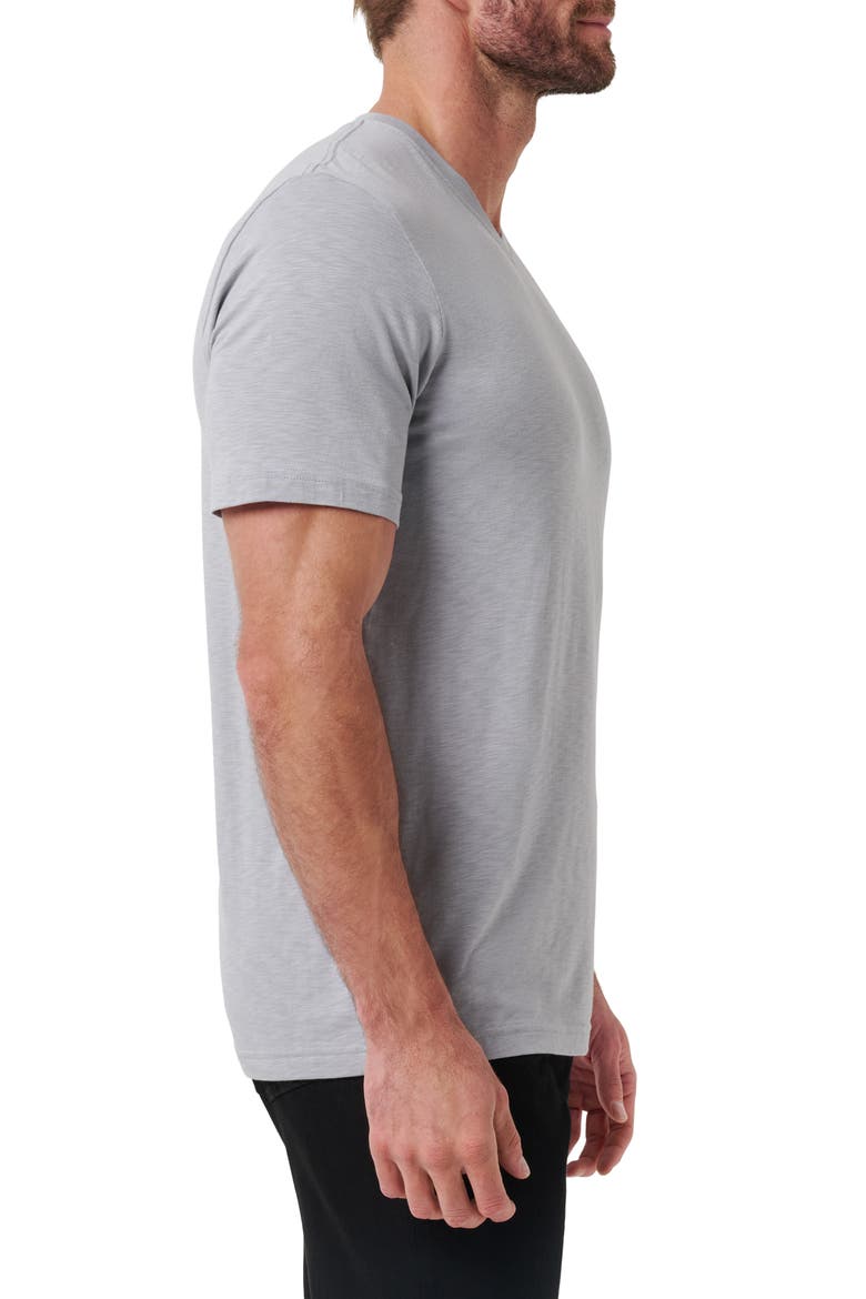 Cloud Trim Fit Slubbed T-Shirt, Alternate, color, SLEET