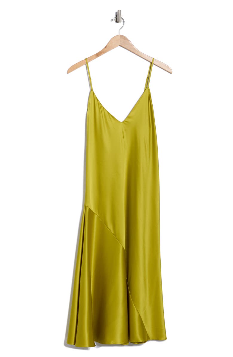 Natori Satin Chemise, Alternate, color, Palm