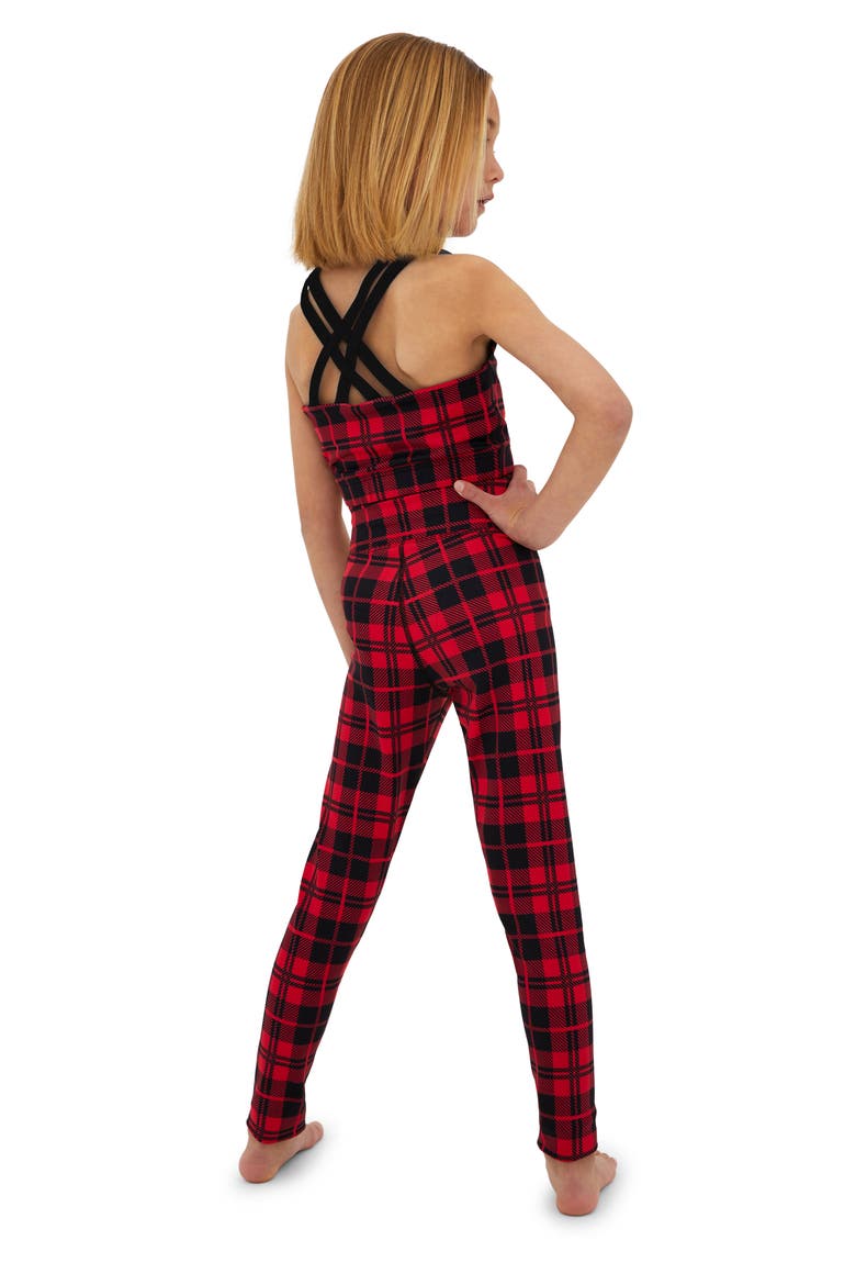 Kids' Peppa Leggings, Alternate, color, MERRY PLAID