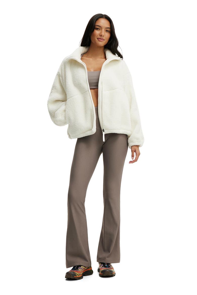 Women's Active Trail Soft Fleece Jacket, Alternate, color, Coconut Milk