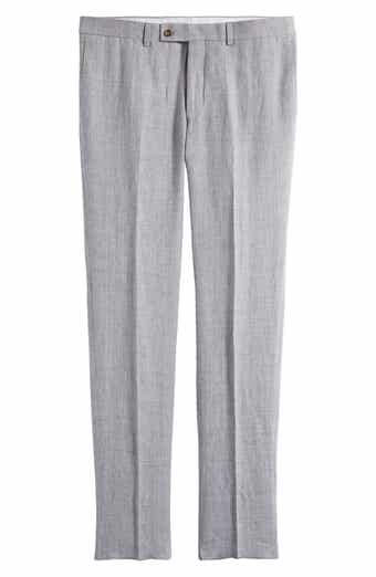 Jack Victor Pablo Flat Front Linen Trousers