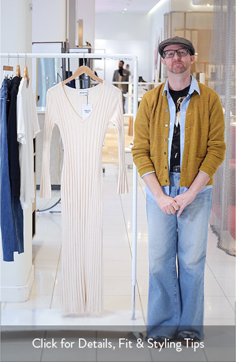 Gratuita Long Sleeve Maxi Sweater Dress, sales video thumbnail