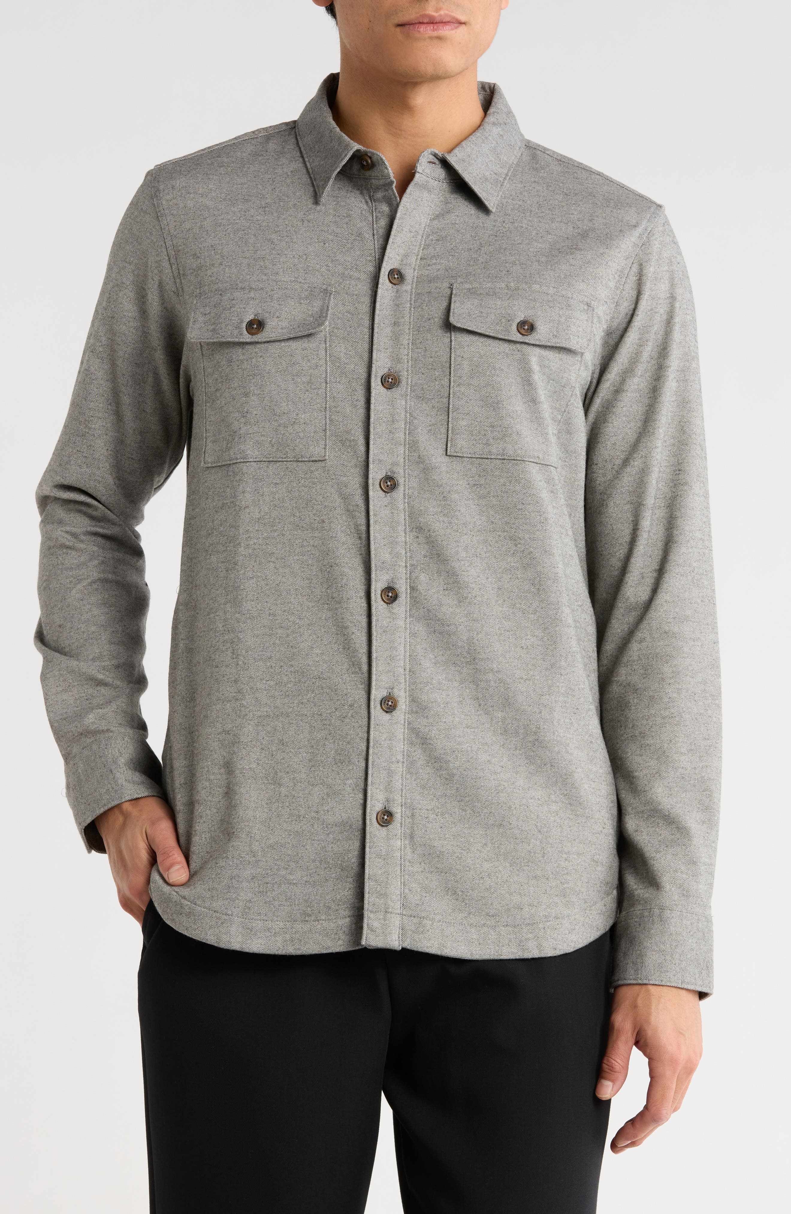 TravisMathew Lifestyle Shift Long Sleeve Button-Up Shirt