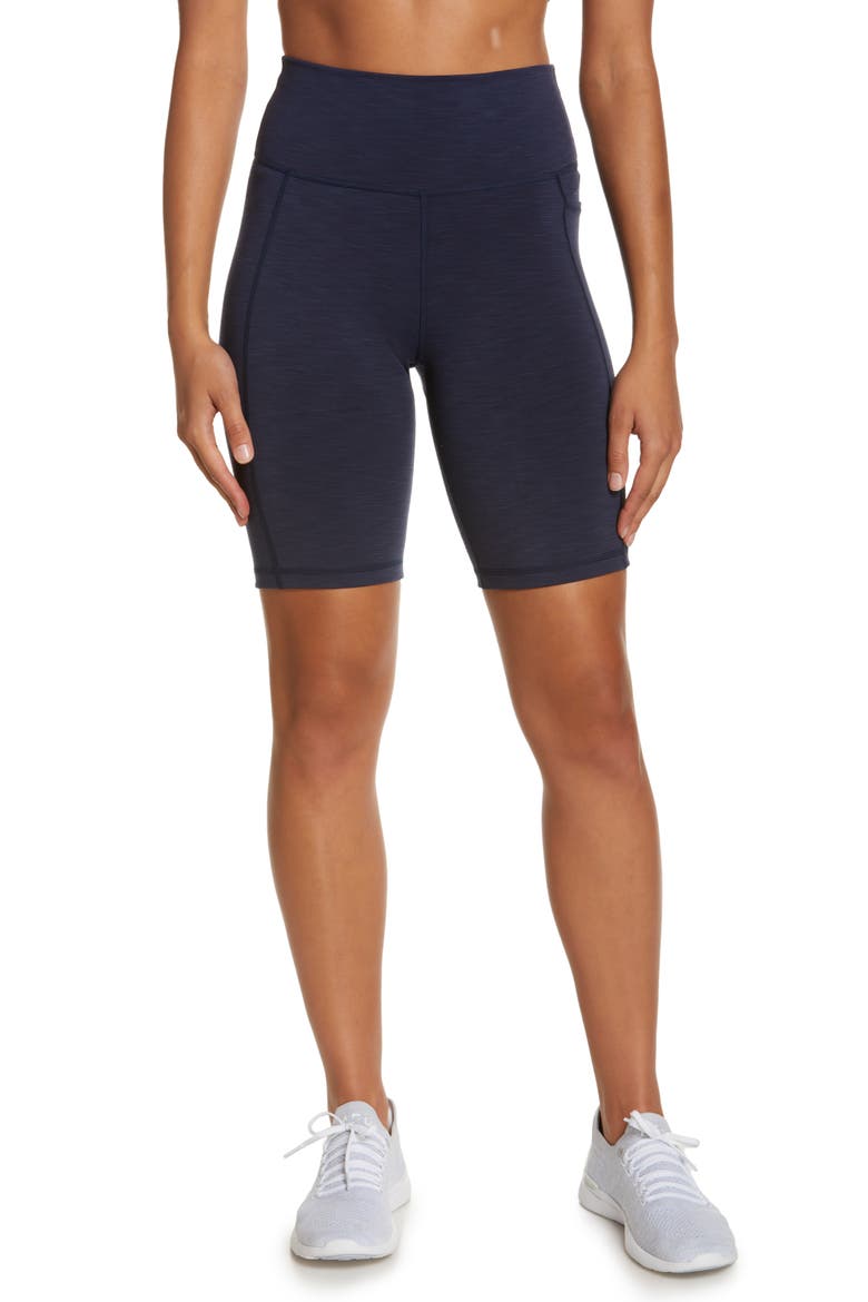 Super Sculpt Pocket Bike Shorts, Main, color, NAVY BLUE