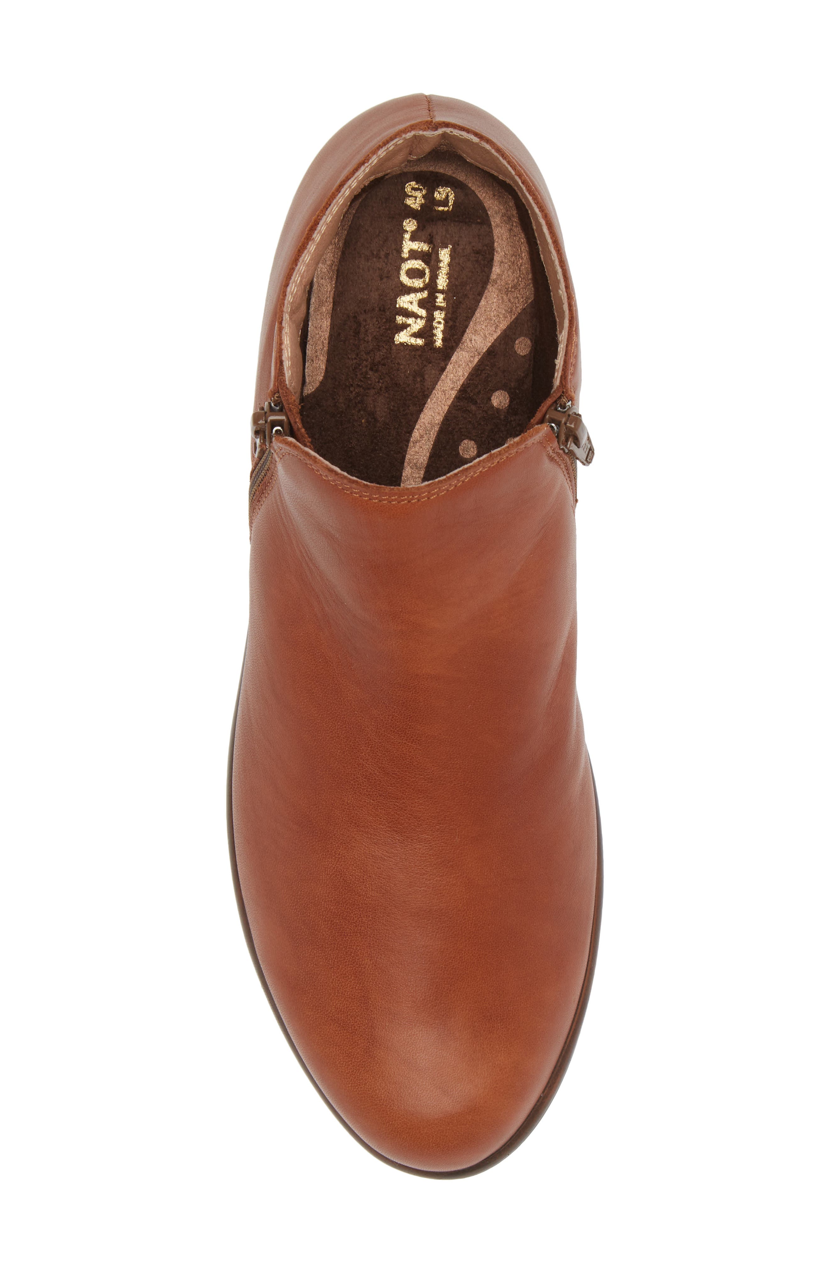 Naot 'Helm' Bootie, Alternate, color, Brown Peanut Leather