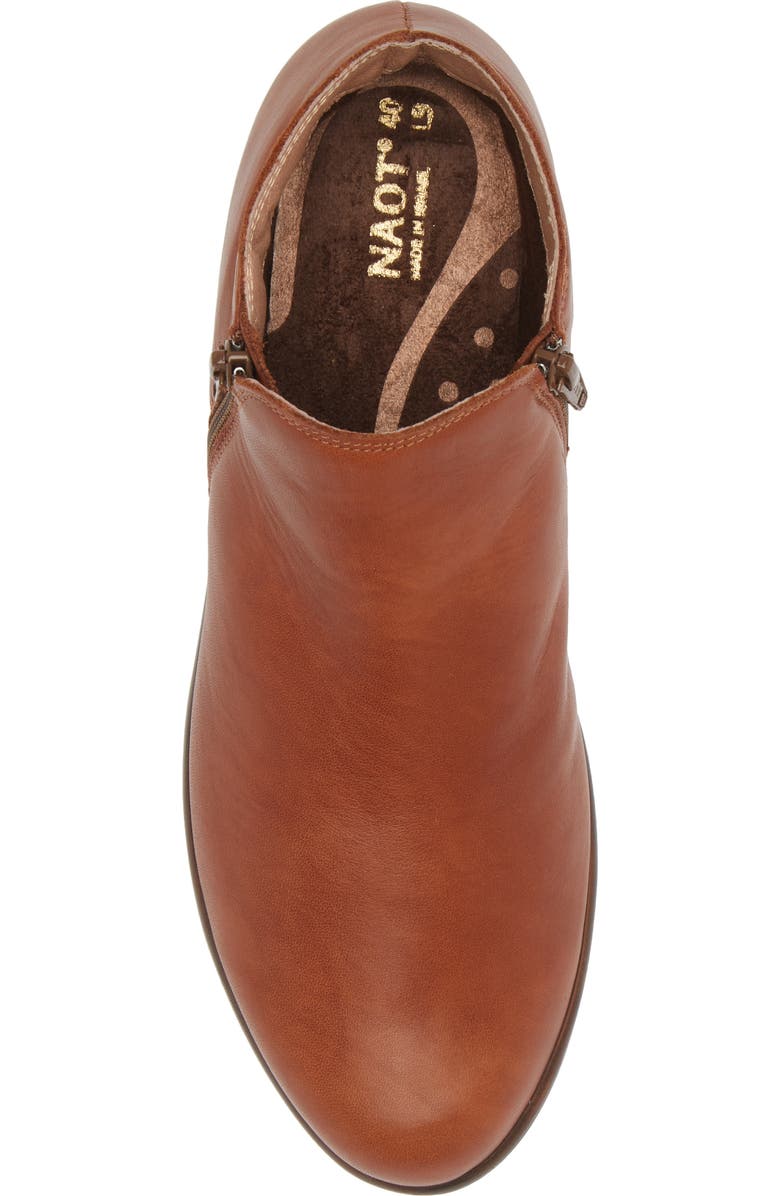 Naot 'Helm' Bootie, Alternate, color, Brown Peanut Leather