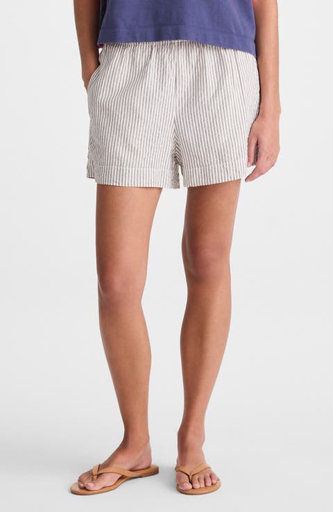 Pull-On Seersucker Shorts