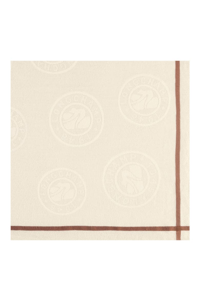 Medallion Square Scarf, Alternate, color, IVORY