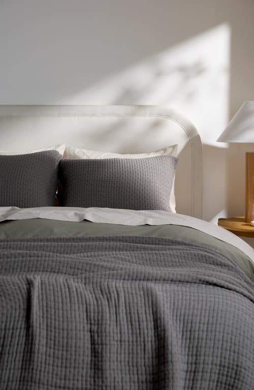 Parachute Air Organic Cotton Quilt In Gray