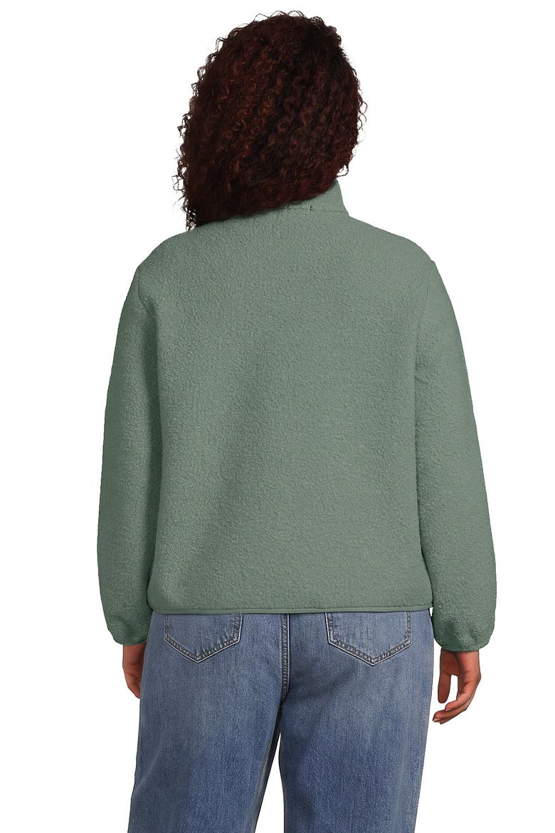 Boucle Fleece Jacket, Alternate, color, Lily Pad Green