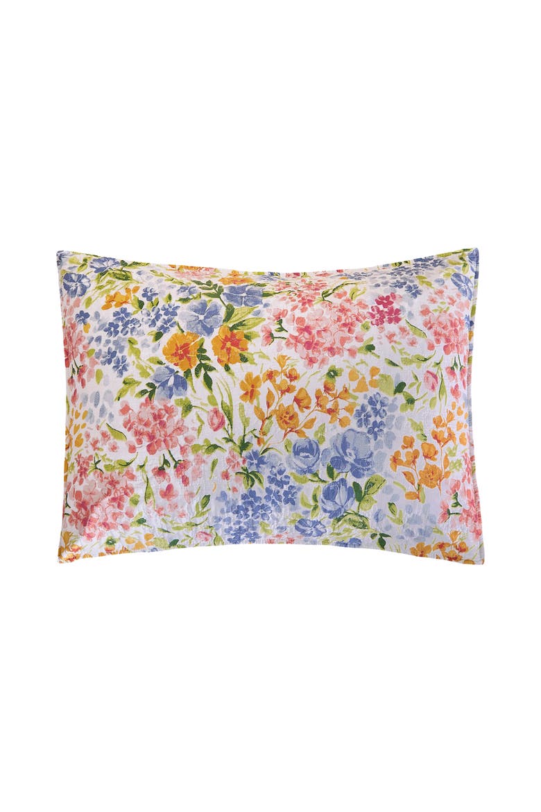 Florian Watercolor Bedding Quilt Collection, Alternate, color, Pink