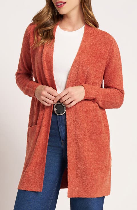 Claire Longline Open Front Cardigan