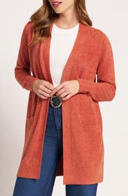 matty m. Claire Longline Open Front Cardigan