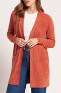 matty m. Claire Longline Open Front Cardigan