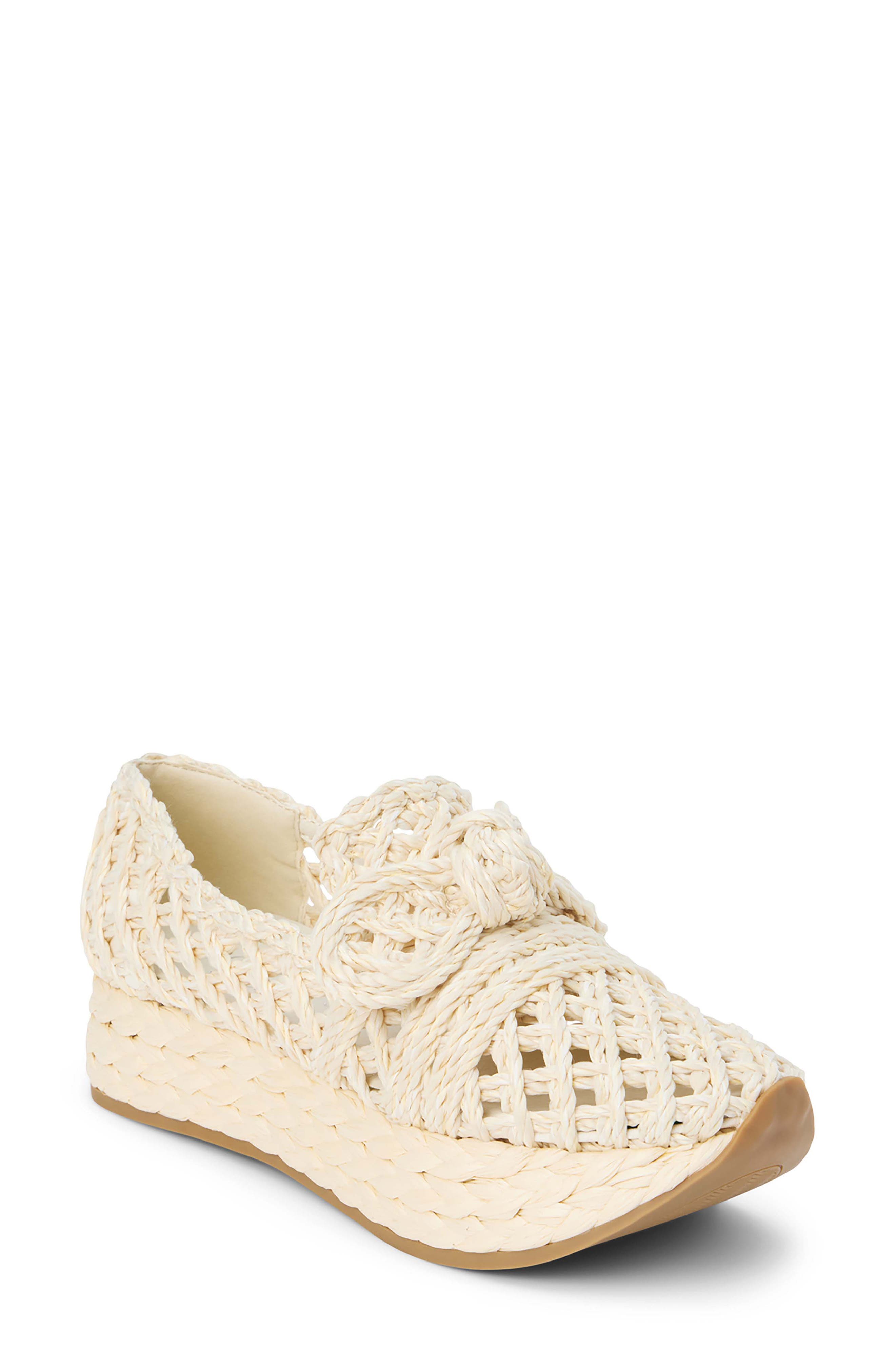 Coconuts by Matisse Espanola Woven Raffia Platform Sneaker, Main, color, 