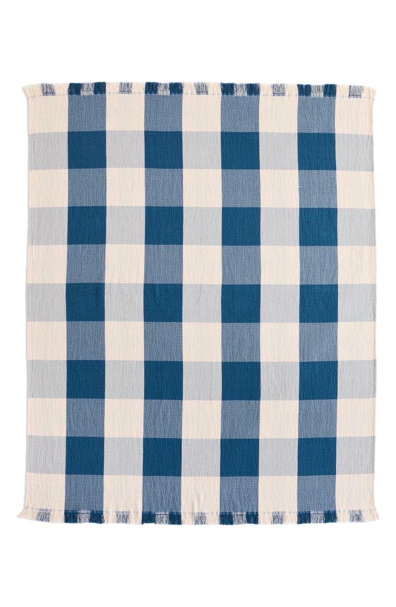 Pendleton Reversible Fringe Organic Cotton Throw, Alternate, color, 