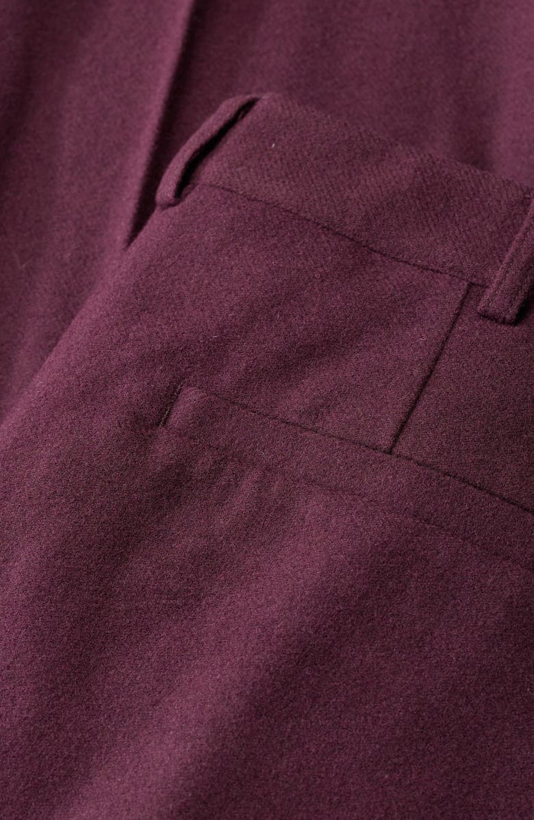 Seasalt Cornwall Lowena Straight Leg Recycled Wool Blend Pants, Alternate, color, Dark Hellebore