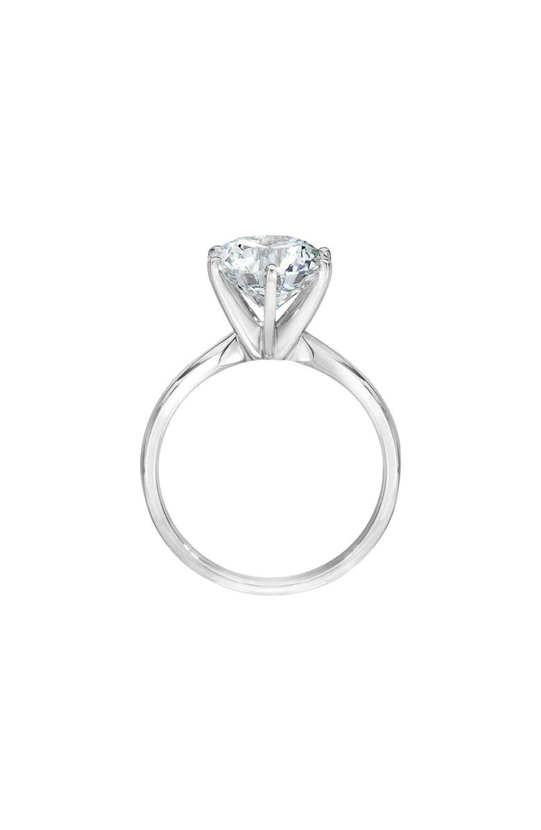 Bliss Diamond Certified 3 Ct Diamond Solitaire Platinum Engagement Ring Lab Grown, Alternate, color, Platinum