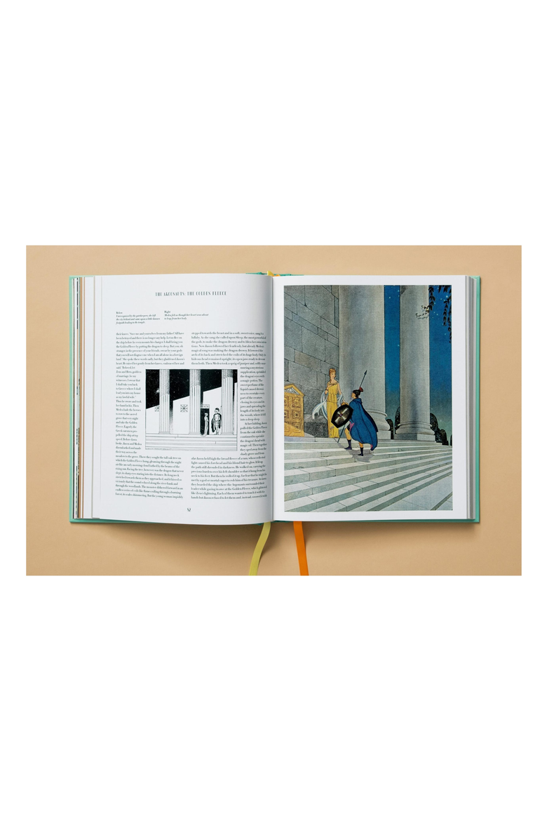 Greek Myths Book, Alternate, color, Turquoise