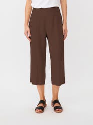 Masai Copenhagen Mapallas Linen Cropped Trousers