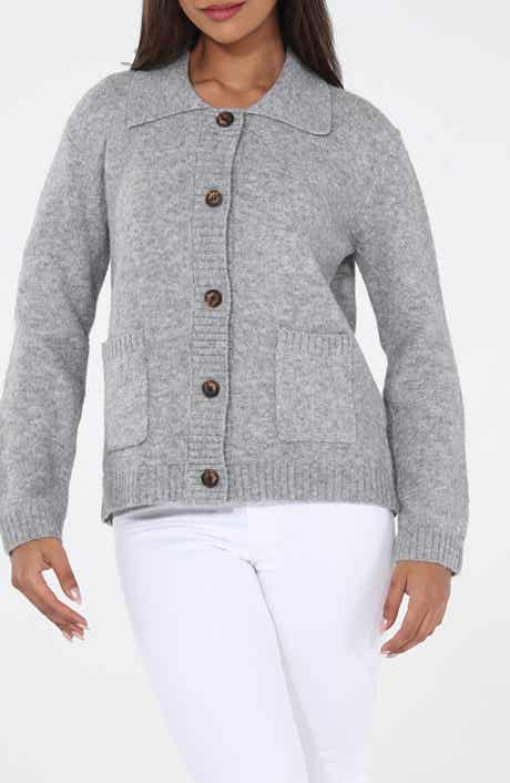 Collared Sweater Jacket