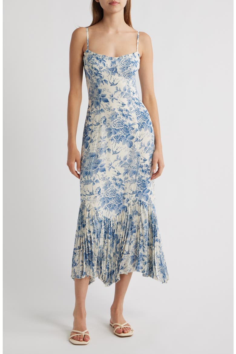Reformation Aiko Pleated Slipdress (Women)