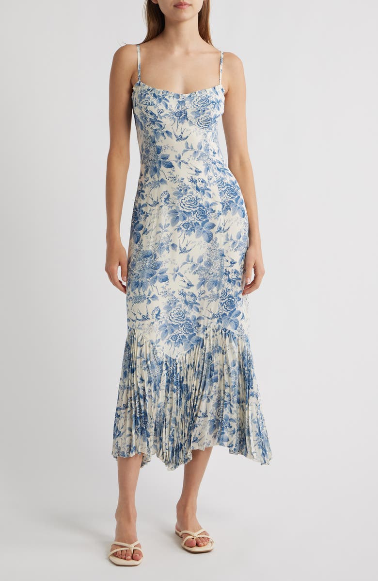 Aiko Pleated Slipdress