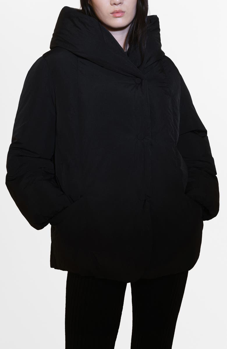 MANGO Hooded Puffer Coat, Main, color, 