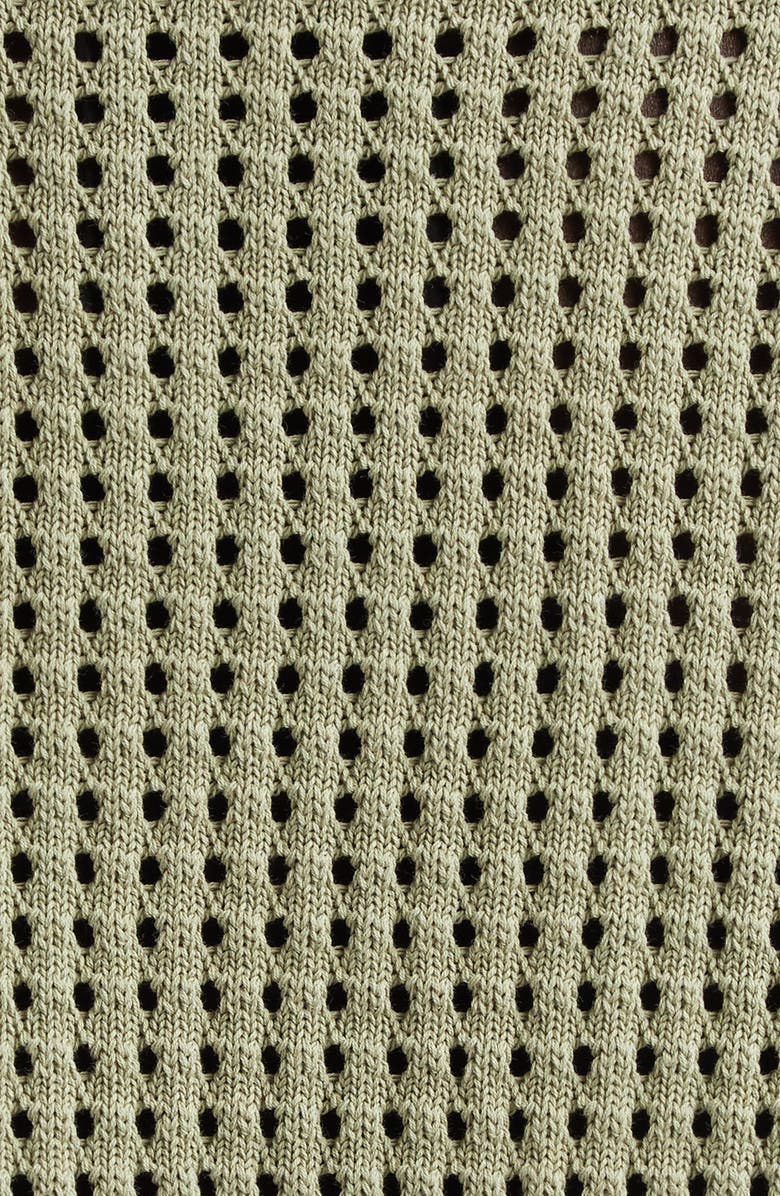 Akris punto Open Stitch Zip Cardigan, Alternate, color, 