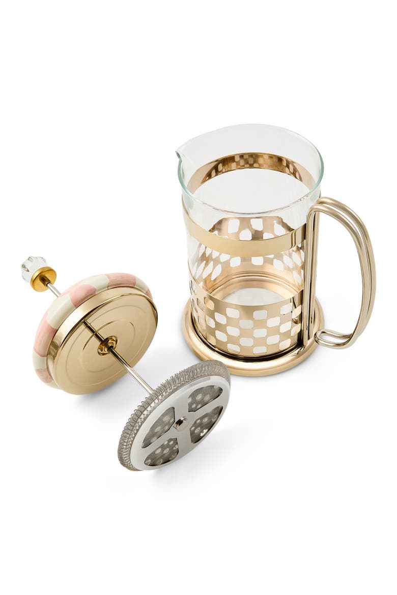 Rosy Check French Press, Alternate, color, ROSY
