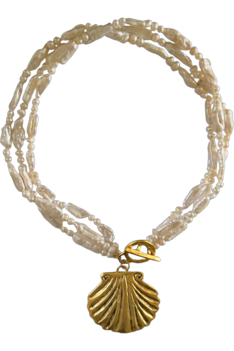 Aqua Necklace, Main, color, Pearl