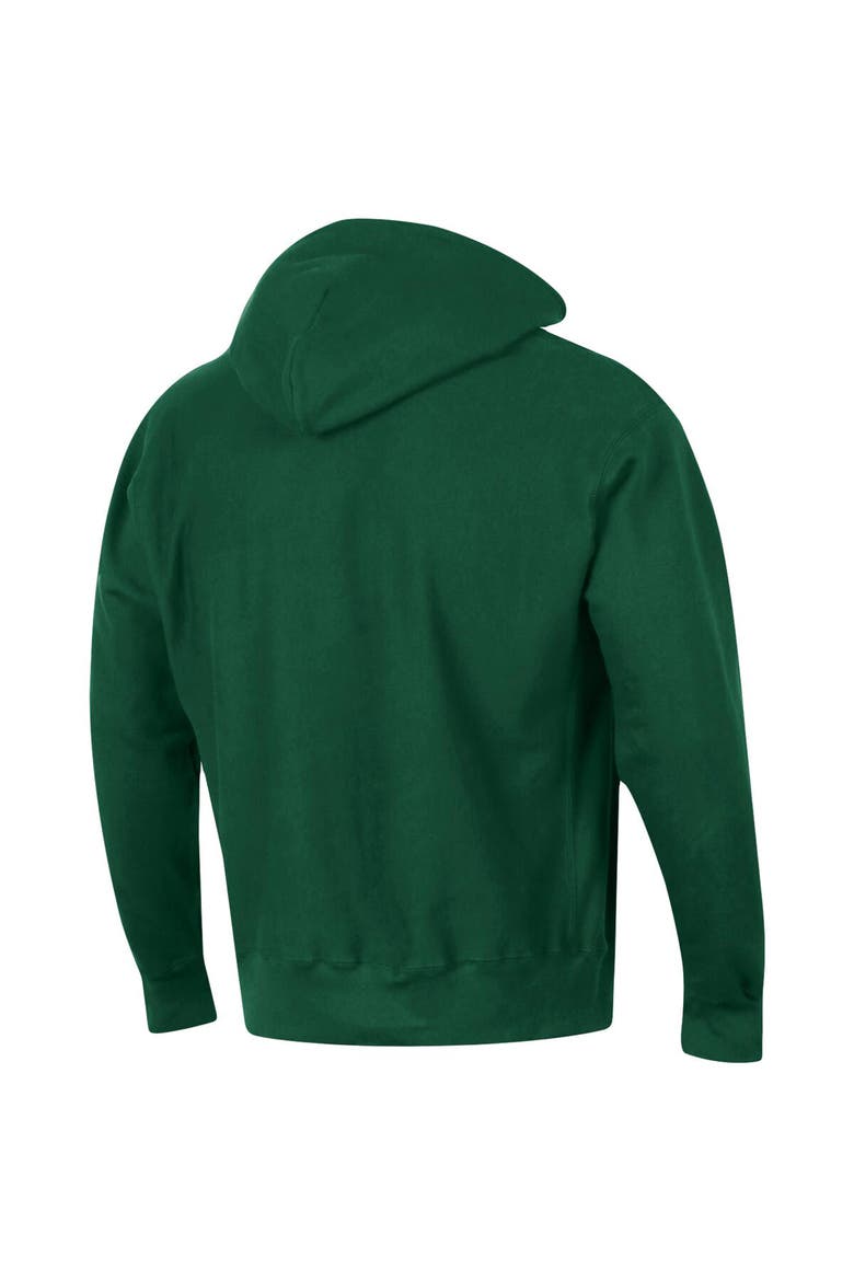 Men's Champion Green Hawaii Warriors Team Arch Reverse Weave Pullover Hoodie, Alternate, color, Green