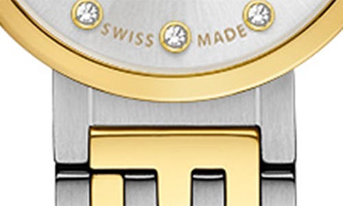 Fendi Forever Watch In Yellow Gold/stainless Steel