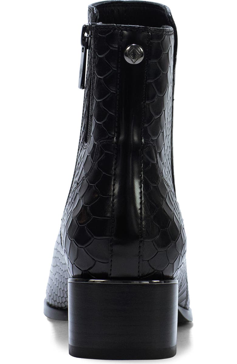 Donald Pliner Snakeskin Embossed Bootie, Alternate, color,