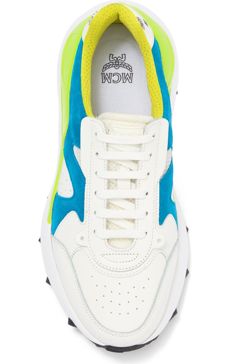 MCM Skystream Ocean Sneaker, Alternate, color,