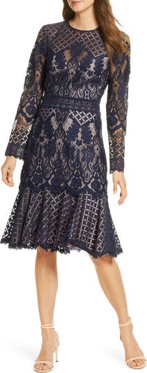 see through lace dress for women Hollow Out Mesh Sheer See Through Bodycon Party Dresses Women Sexy Clu –  ASHORE SHOP main image 1