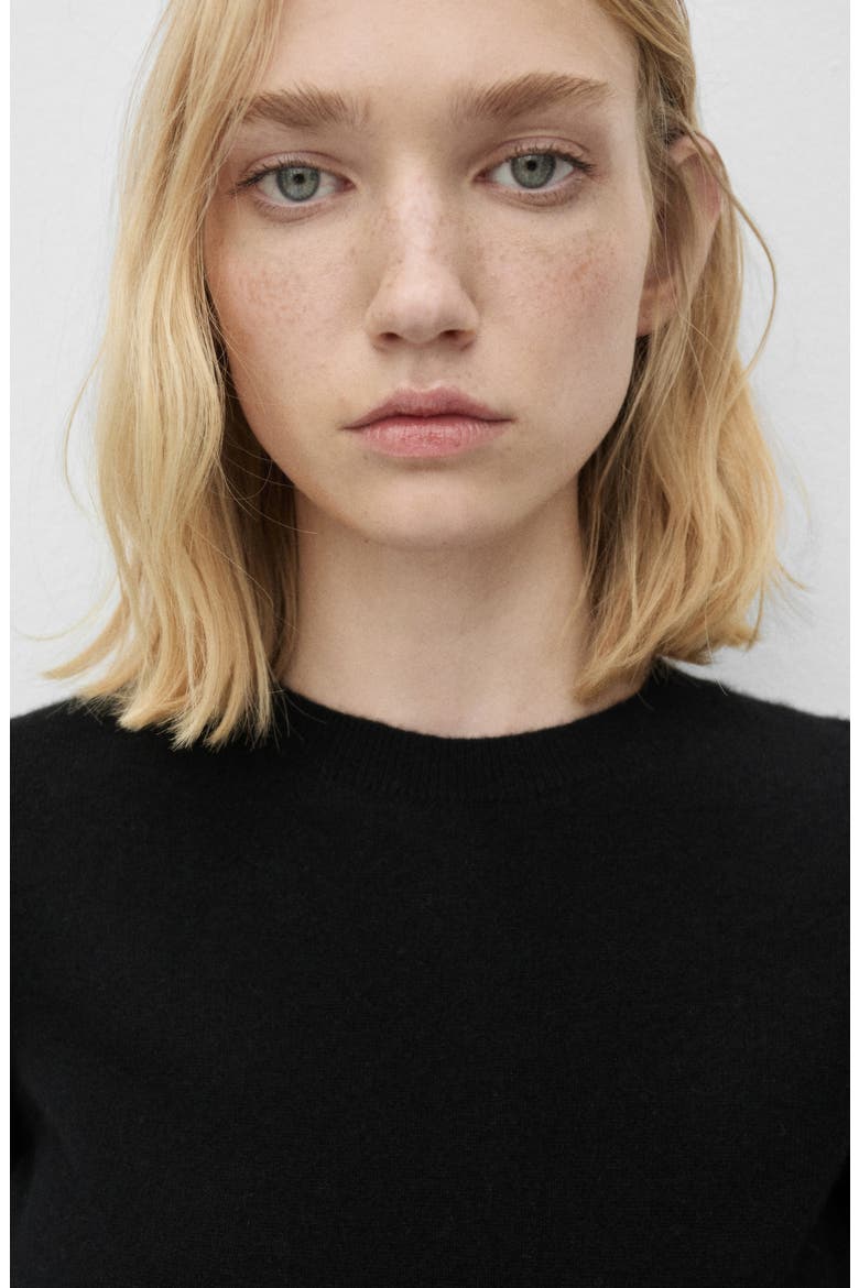 Cashmere Sweater, Alternate, color, BLACK