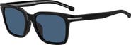 BOSS 54mm Rectangular Sunglasses