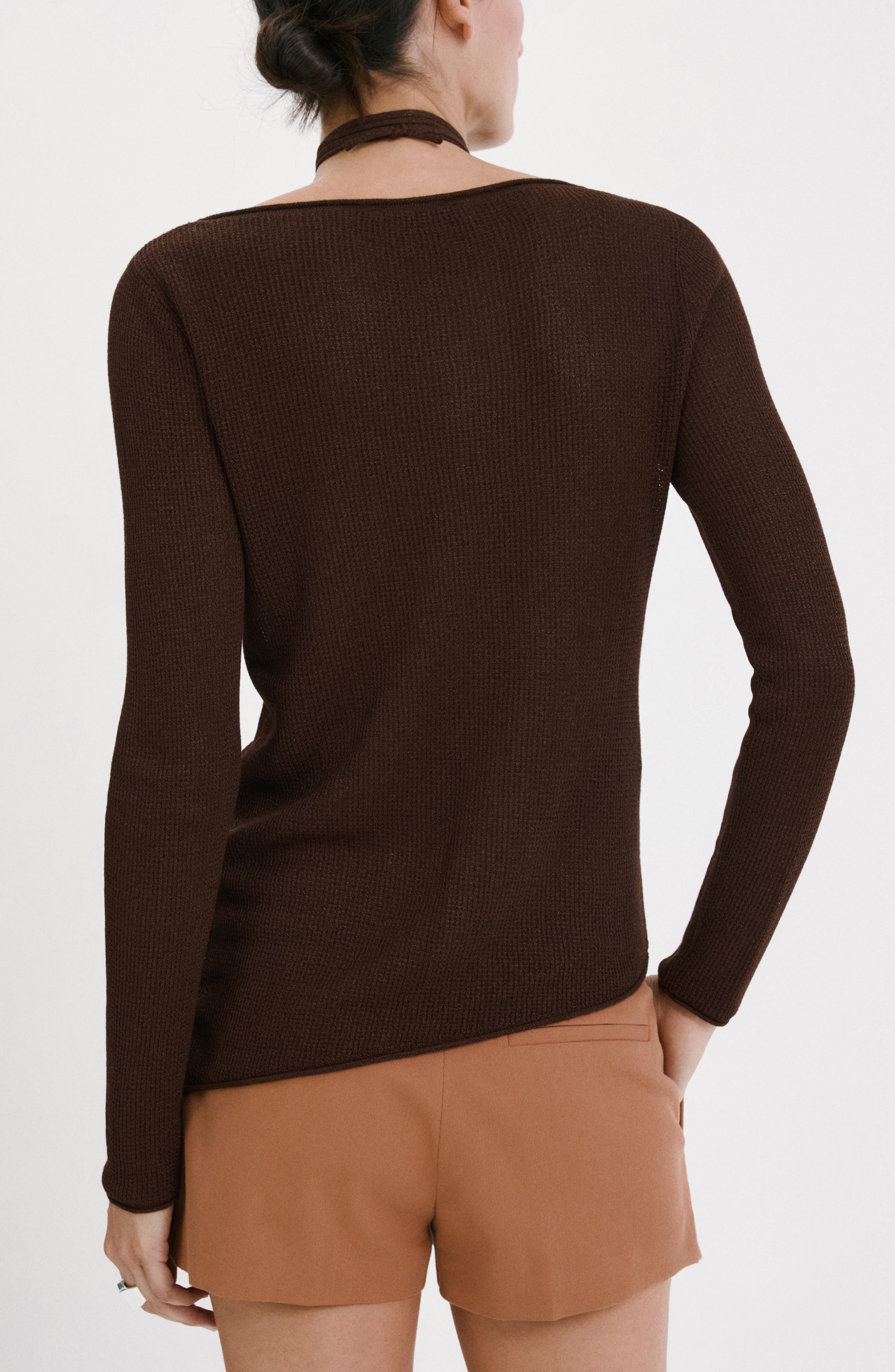 Asymmetric Rib Sweater - image 2