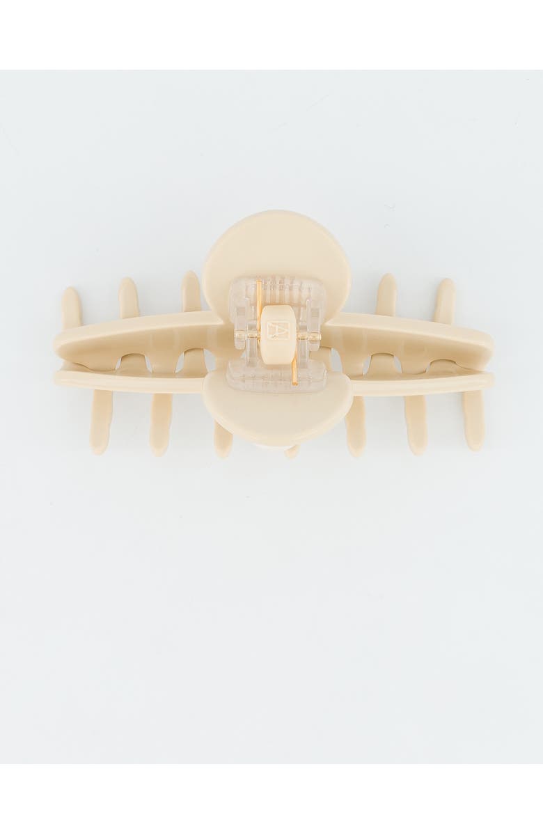 Alexandre de Paris Blanche Acetate and Pearl Hair Claw Clip, Alternate, color, Beige