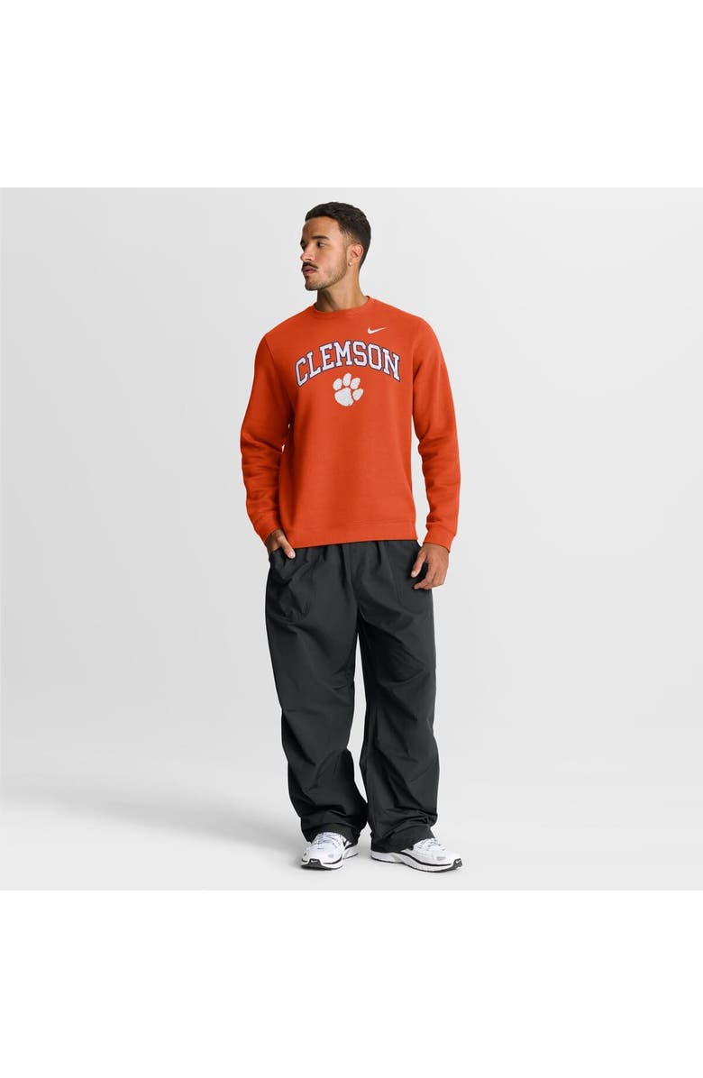 Nike Men's Nike Orange Clemson Tigers Arch Pullover Sweatshirt, Alternate, color, Orange