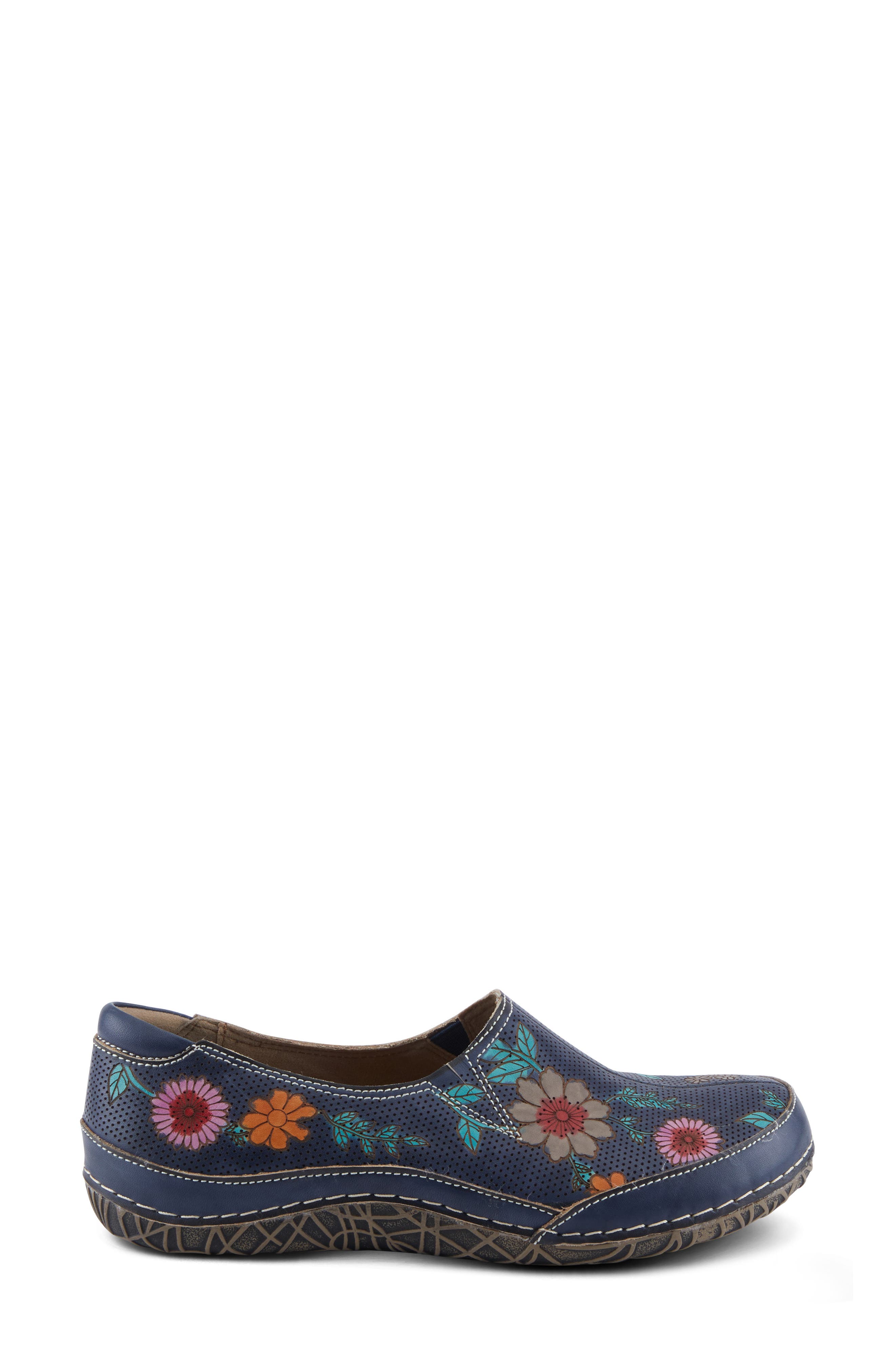 L'Artiste by Spring Step L'Artiste Libora Slip-On Flat, Alternate, color, Navy Multi