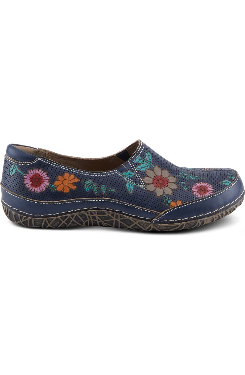L'Artiste by Spring Step L'Artiste Libora Slip-On Flat, Alternate, color, Navy Multi