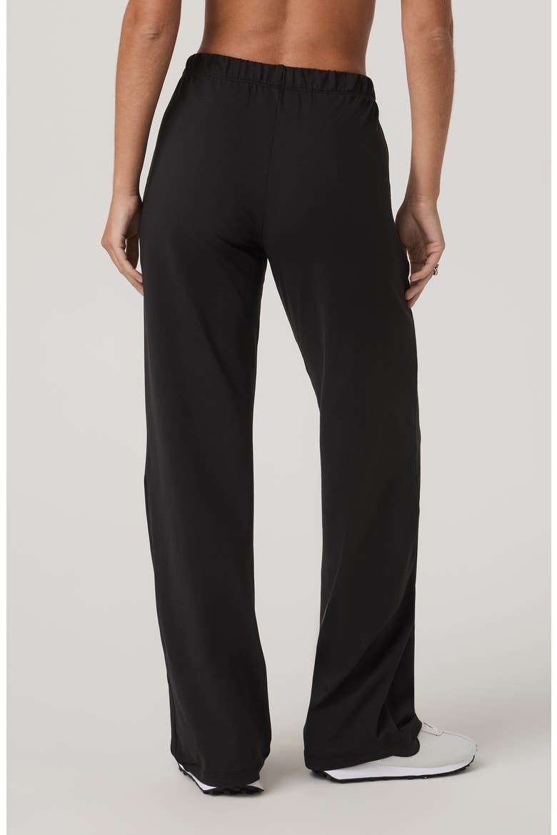 Halo Modern Straight Leg Sweatpants, Alternate, color, SOLID BLACK