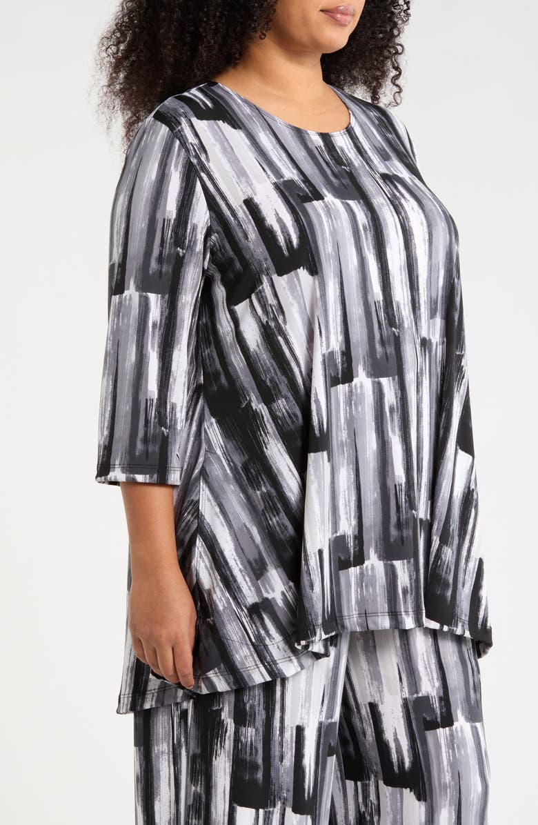 Vikki Vi Swing Tunic, Alternate, color, Brushstroke