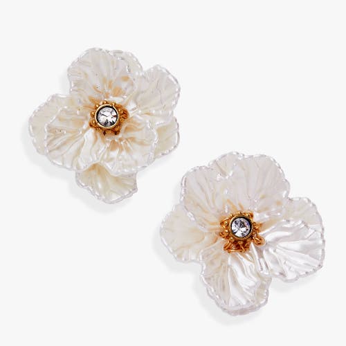 Alex And Ani New York Botanical Garden® 2-in-1 Poppy Statement Earrings