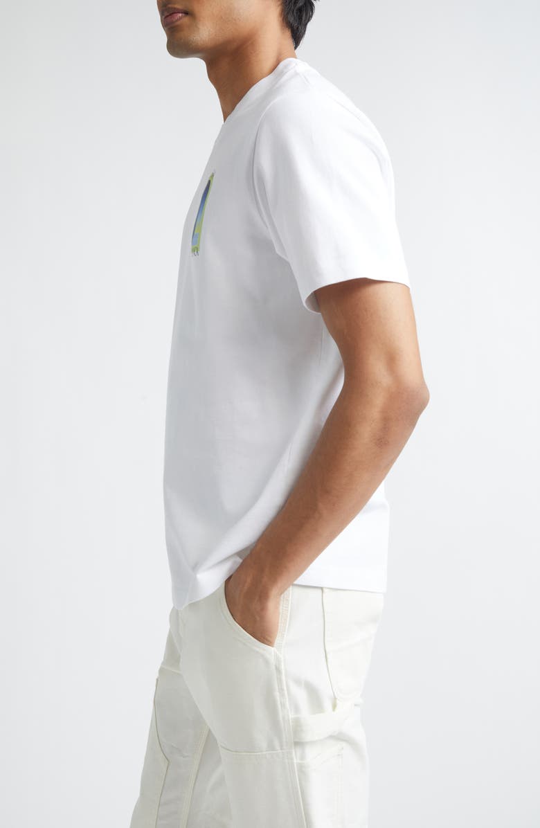 Casablanca Arches Classic Organic Cotton Graphic T-Shirt, Alternate, color, Bright White