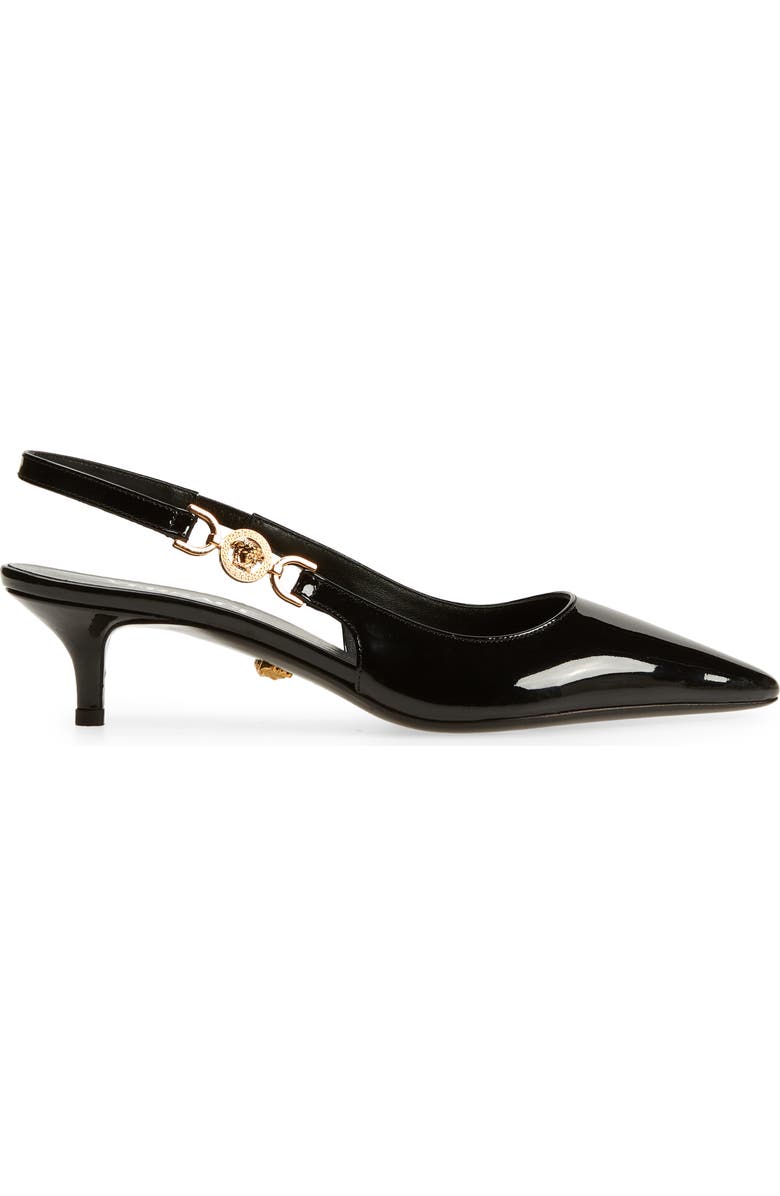 Versace Medusa '95 Kitten Heel Slingback Pump, Alternate, color,