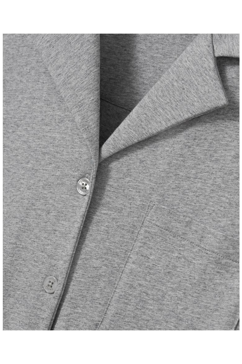 Olivia Wide Leg Pima Cotton Pajamas, Alternate, color, GREY