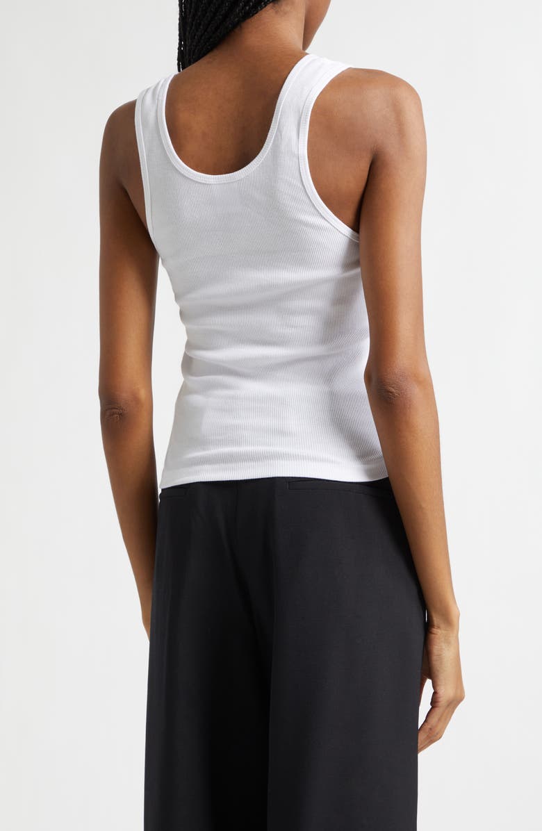 Hommegirls x Fruit of the Loom Classic Double Logo Tank, Alternate, color, White